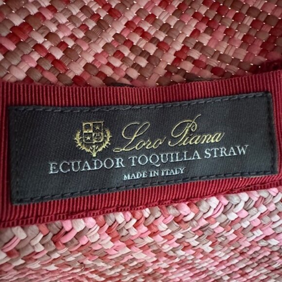 Loro Piana Wide Brim Mult Color Sun Hat - Picture 4 of 8